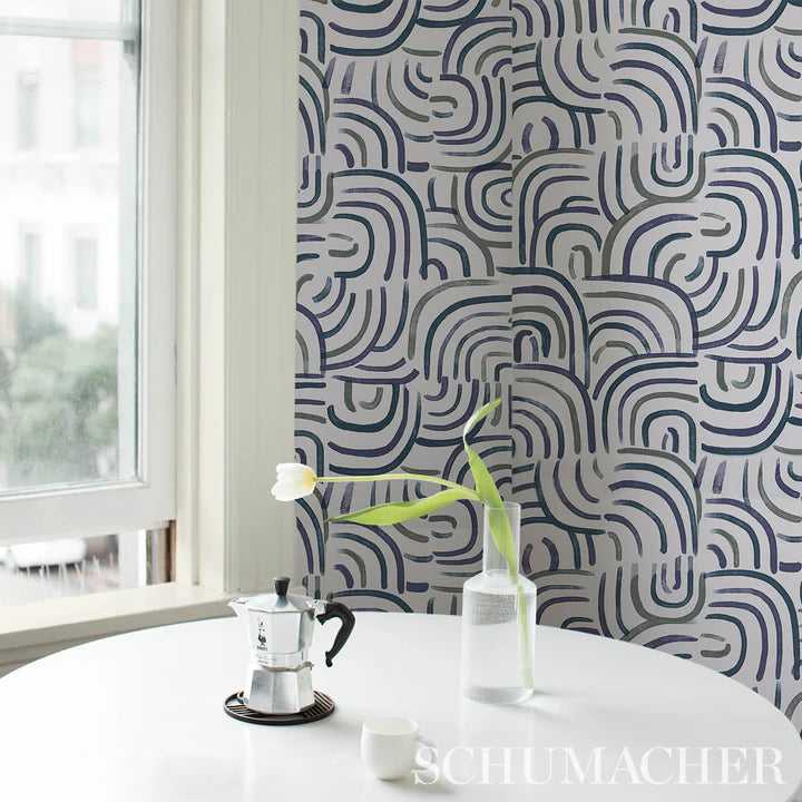 Schumacher Carta da Parati New Beat Deco Interni