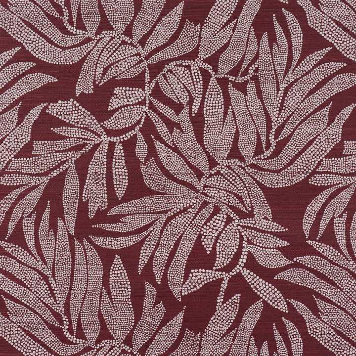 Schumacher Carta da Parati Tayrona Palm Mosaic Sisal Deco Interni