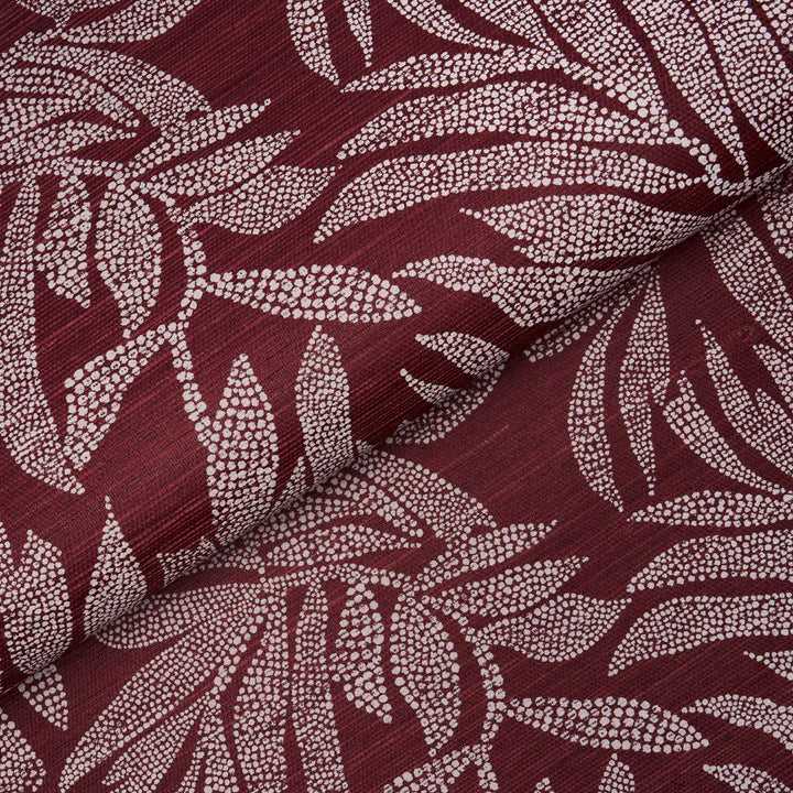 Schumacher Carta da Parati Tayrona Palm Mosaic Sisal Deco Interni