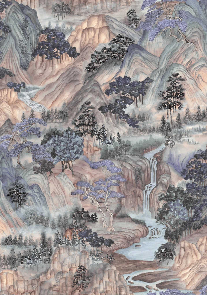 Cole & Son Carta da Parati Mountainscape Deco Interni
