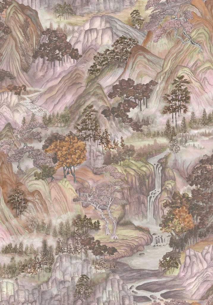 Cole & Son Carta da Parati Mountainscape Deco Interni