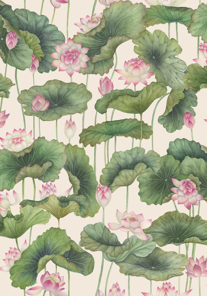 Cole & Son Carta da Parati Lily Lotus Deco Interni