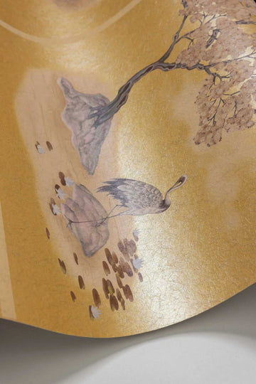 Cole & Son Carta da Parati Tile Toile - Gilded Deco Interni