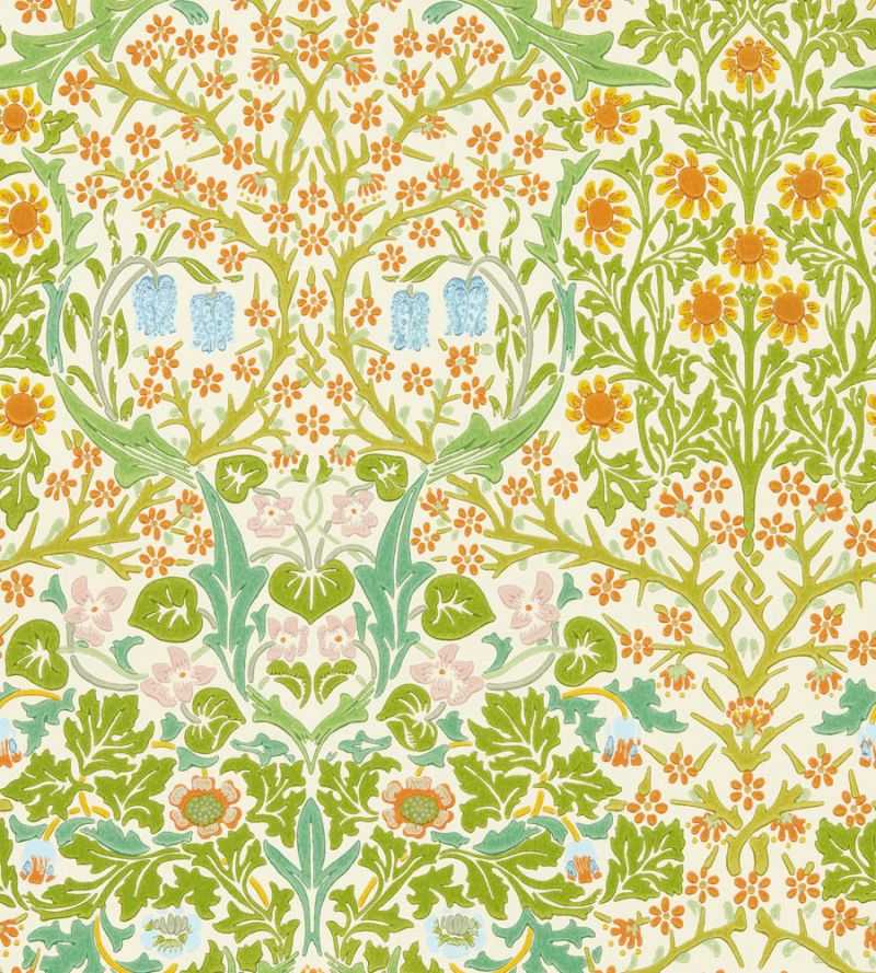 Morris & Co Carta da Parati Blackthorn Deco Interni