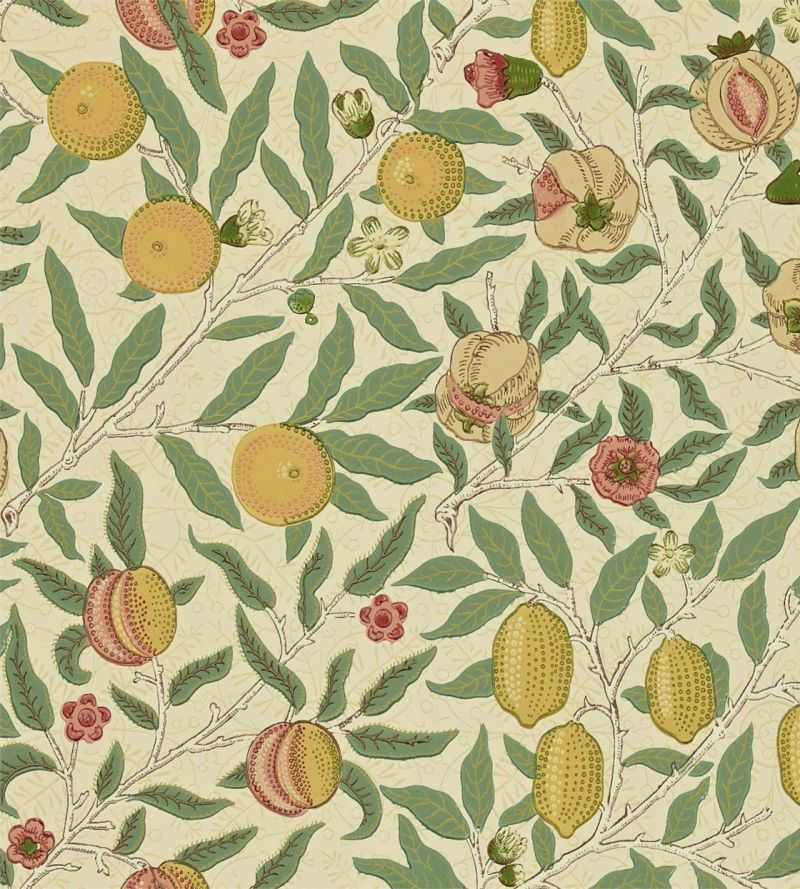 Morris & Co Carta da Parati Fruit Deco Interni