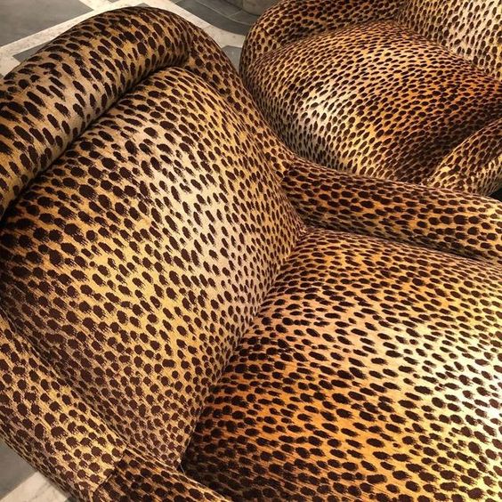 Cheetah: tessuto Jim Thompson con motivo animalier
