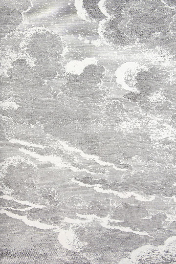 fornasetti - nuvolette (set 2 rotoli) bianco/nero
